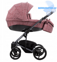 BEBETTO TITO Premium - DARK 03 Bērnu universālie rati 